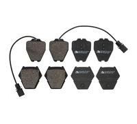 ATE Juego de pastillas de freno Delantero con contacto avisador de desgaste 13.0460-2875.2 Juego de pastillas de freno Compatible con VW Passat B5 GP Variant 3BG, 3B6 Passat B5 GP Sedán 3BG, 3B3, AUDI