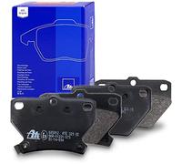 ATE Juego de pastillas de freno Trasero con avisador acústico de desgaste 13.0460-5812.2 Juego de pastillas de freno Compatible con TOYOTA Yaris Hatchback P1 COROLLA ZZE12, NDE12, ZDE12 Yaris Verso P2