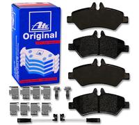 ATE Juego de pastillas de freno Trasero con contacto avisador de desgaste con accesorios 13.0460-3837.2 Juego de pastillas de freno Compatible con MERCEDES-BENZ Sprinter 3.5-T Furgoneta W906