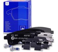 ATE Juego de 4 pastillas de freno para RENAULT: Mégane, Clio, Fluence, Scénic, Arkana, Zoé (Ref: 13.0460-2756.2)