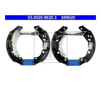 Zapatas de freno premontado 03.0520-9620.3 ATE para CITROËN DS