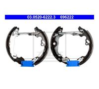 ATE Juego de Zapatas de Freno Trasero Con Cilindro Freno Rueda para Ford Focus