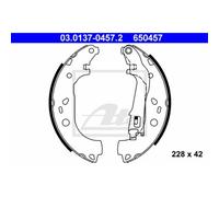ATE Juego de Zapatas de Freno Trasero para Fiat Doblo Cargo 223 Opel Combo Tour