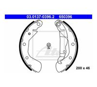 ATE Juego de Zapatas Zapata de Freno Delantero para Opel Corsa C F08 F68 Tigra