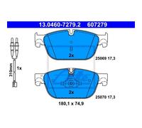 ATE Juego Pastillas de Freno de Disco Delant. para Peugeot 508 Sw I 2.0 HDI RCZ