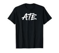 ATE Left No Crumbs Divertido Gen Z Slang Gráfico Minimalista Camiseta