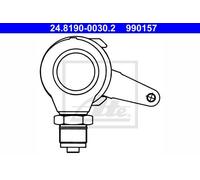 ATE Palanca, freno de detención, pinza de freno (Ref: 24.8190-0030.2)