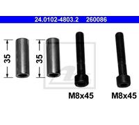 ATE Pasador guía, pinza del freno para VOLKSWAGEN: Polo, Golf, Jetta, Derby & SEAT: Cordoba, Ibiza, Arosa (Ref: 24.0102-4803.2)