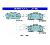 ATE Pastillas de Freno Delantero para Mercedes-Benz Gle W166 350D 4matic