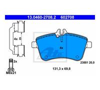 ATE Pastillas Freno 13.0460-2708.2 Pastillas de Freno para Mercedes-Benz W245