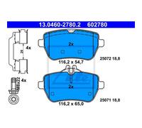 ATE Pastillas Freno 13.0460-2780.2 de para MERCEDES-BENZ CLASE S W222