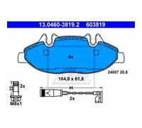 ATE Pastillas Freno 13.0460-3819.2 de para Mercedes-Benz Bus W639