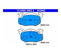 ATE Pastillas Freno 13.0460-3962.2 de para Peugeot 106 II 1A _ 1C _