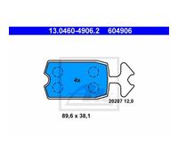 ATE Pastillas Freno 13.0460-4906.2 Pastillas de Freno para Citroën 2 Cv