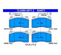 ATE Pastillas Freno 13.0460-4971.2 de para Alfa Romeo 159 Coche Deportivo 939_