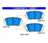 ATE Pastillas Freno 13.0460-5601.2 de para Kia Carens III Naciones Unidas
