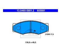 ATE Pastillas Freno 13.0460-5881.2 de para Nissan Vanette Cargo Bus HC 23