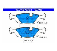 ATE Pastillas Freno 13.0460-7036.2 Pastillas de Freno para BMW 3er Cabriolet E30