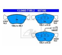 ATE Pastillas Freno 13.0460-7180.2 de para Alfa Romeo 156 Coche Deportivo 932_