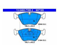 ATE Pastillas Freno 13.0460-7185.2 Pastillas de Freno para BMW 3er Coupé E46