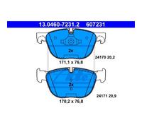 ATE Pastillas Freno 13.0460-7231.2 Pastillas de Freno para BMW X5 F15 F85