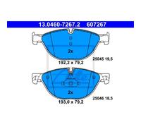 ATE Pastillas Freno 13.0460-7267.2 Pastillas de Freno para BMW 5er Touring F11