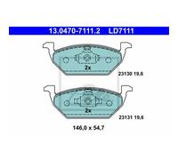 ATE Pastillas Freno 13.0470-7111.2 de para Seat Ibiza IV Coupé Deportivo 6J1 6P5