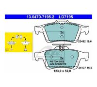 ATE Pastillas Freno 13.0470-7195.2 de para Ford Focus II Da _ Hcp Dp