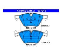 ATE Pastillas Freno Delant. Sistema Apto para BMW 3er Touring