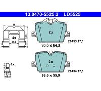 ATE Pastillas Freno Juego de para BMW 3er Touring G21 G81 G20 G80