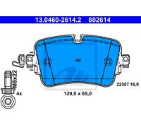 Pastillas de freno 13.0460-2614.2 ATE para AUDI VW