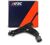 ATEC Germany 1x Brazo de control del eje delantero, delantero inferior izquierdo con casquillo de cojinete y rótula SEAT CORDOBA,IBIZA,SKODA FABIA 1,2,ROOMSTER,VW FOX,POLO (9N,9A,9A4,9A2,9N2,9A6)