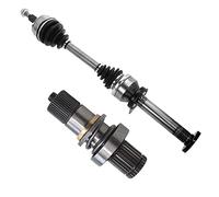 ATEC Germany 1x Eje delantero derecho, 1x Eje acople delantero derecho Compatible con VW MULTIVAN T5 (7HM, 7HN, 7HF, 7EF, 7EM, 7EN), TRANSPORTER T5