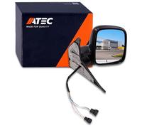 ATEC Germany 1x Eléctrico Espejo Exterior Derecho Espejo Lateral Calefactado Convexo Compatible con VW TRANSPORTER T4,