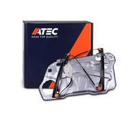 ATEC Germany 1x Elevalunas eléctrico delantero izquierdo sin motor eléctrico con placa atornillable Compatible con VW BORA I (1J2), BORA Variant (1J6), GOLF 4 (1J1), GOLF 4 Variant (1J5)