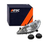 ATEC Germany 1x Faro delantero Faro principal izquierdo (lado del conductor) con luz antiniebla Compatible con PEUGEOT 307 (3A/C), 307 Break (3E), 307 CC (3B), 307 SW (3H)