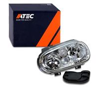 ATEC Germany 1x Faro delantero Faro principal izquierdo (lado del conductor) con luz antiniebla Compatible con VW GOLF 4 (1J1), GOLF 4 Cabriolet (1E7), GOLF 4 Estate (1J5)