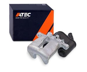 ATEC GERMANY 1x Pinza de freno trasera derecha con elemento de ajuste para pinza de freno de estacionamiento electrónica, compatible con AUDI A6 Allroad C6 (4FH), A6 C6 (4F2), A6 C6 Avant (4F5)