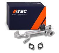 ATEC Germany 1x Refrigerador EGR recirculación de gases de escape refrigerado por agua para Válvula EGR incl. junta con tapa de conmutación Compatible con VW MULTIVAN T5,TOUAREG 7L,TRANSPORTER T5