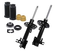 ATEC GERMANY 2x Amortiguador de gas a presi-n puntal delantero incl. soporte de puntal y kit de protecci-n contra el polvo compatible con OPEL ASTRA H (A04),Caravan (A04),GTC,ZAFIRA FAMILY B (A05)