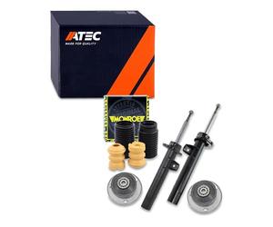 ATEC Germany 2x Amortiguador de gas a presión puntal delantero bitubo incl.