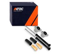 ATEC Germany 2x Amortiguador de gas a presión puntal trasero incl. soporte