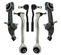 ATEC Germany 2x Brazo de control, 2x Brazo de control eje delantero inferior ambos lados, 2x barra de acoplamiento compatible con MAZDA 6 Hatchback (GG), 6 Station Wagon (GY), 6 Notchback (GG)