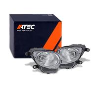 ATEC Germany 2x faros de carretera Faro delantero Faro principal izquierdo H1 con luz de marcha diurna Compatible con ABARTH 500/595 / 695, 500C / 595C / 695C, FIAT 500 (312_), 500 C (312_)
