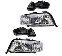 ATEC Germany 2x faros Faros delanteros Faros principales izquierda + derecha Compatible con A UDI A6 C5 (4B2), A6 C5 Avant (4B5)