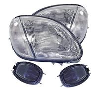 ATEC Germany 2x faros Faros delanteros Faros principales izquierda + derecha Compatible con MERCEDES-BENZ SLK (R170)