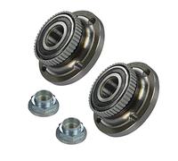 ATEC Germany 2x Juego de cojinetes de cubo de rueda delantero, compatible con BMW Serie 3 (E30), 3 Convertible (E30), 3 Touring (E30), Z1 Roadster