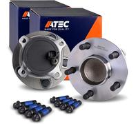 ATEC Germany 2x Juego de cojinetes de rueda trasera, compatible con FORD C-MAX (DM2), FOCUS 2 Mk2