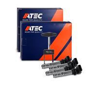 ATEC Germany 4x Bobina de encendido, 1x módulo de encendido BGS - extractor