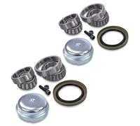 ATEC Germany 4x Juego de rodamientos de rueda delantera compatible con MERCEDES Clase C (W203)(W204)(CL203)(S203)(S204), Clase CLC (CL203), CLK (C209) (A209), Clase E Coupe (C207), SLK (R171)